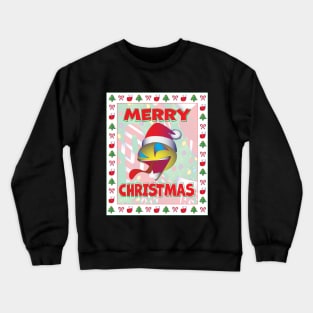 extreme smiley christmas Crewneck Sweatshirt